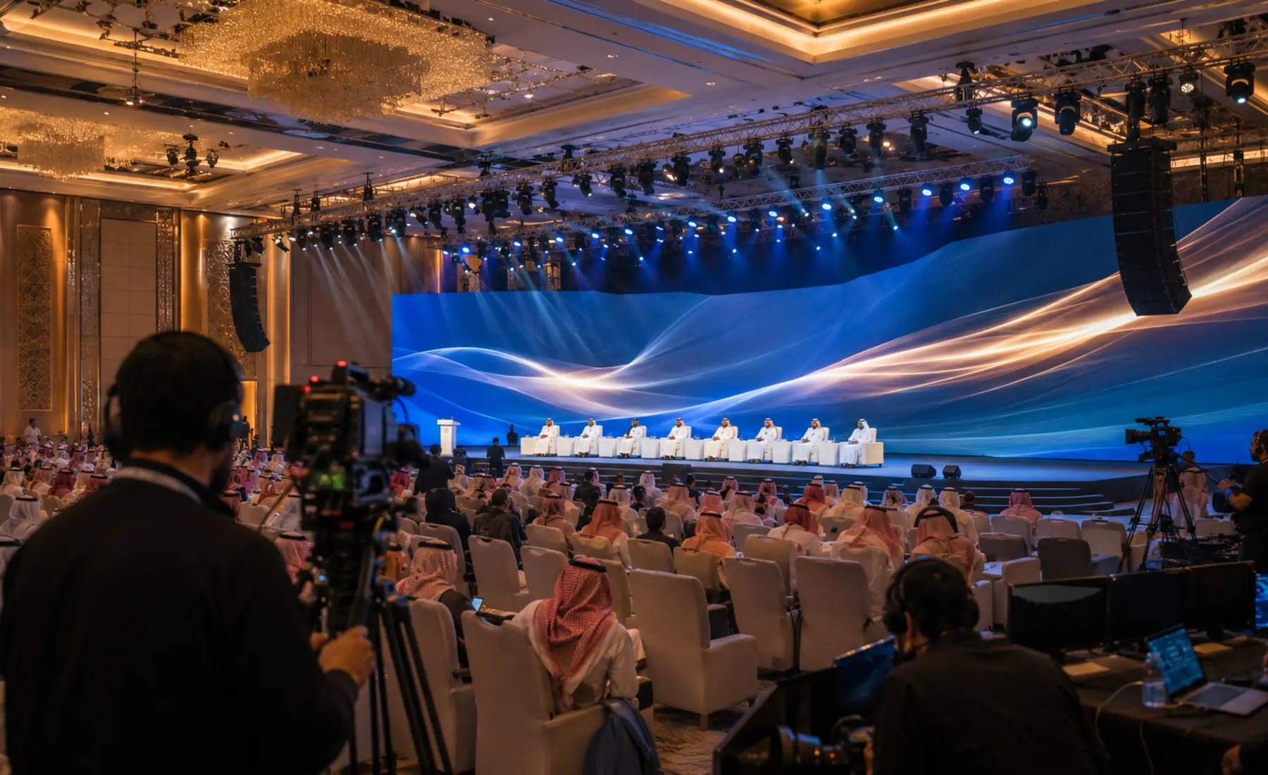 إدارة وإنتاج مؤتمر متكامل